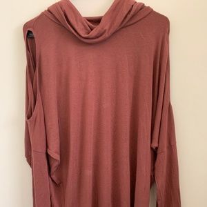 Express flowy turtleneck sweater